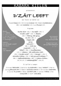 2003 AfficheP - Zait Leeft